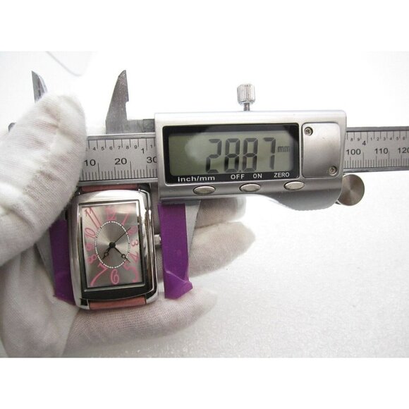 Women WIlson Leather Quartz WR Analog 28mm Dial Causal Watch (G377) - Picture 2 of 10